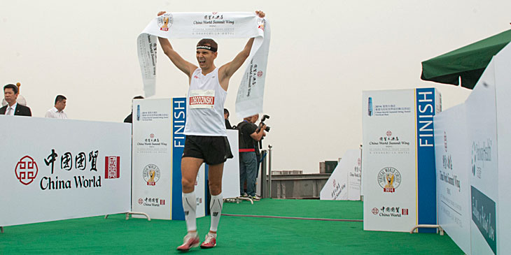 Beijing race winner Piotr Lobodzinski. (c) Sporting Republic