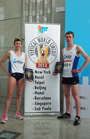 Taipei winners Valentina Belotti and Mark Bourne. (c) The Sporting Republic