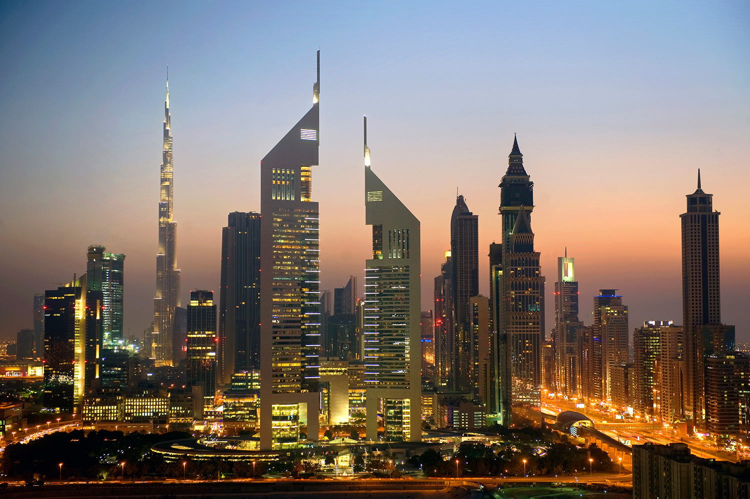 Jumeirah Emirates Towers, site of the Dubai Holding SkyRun