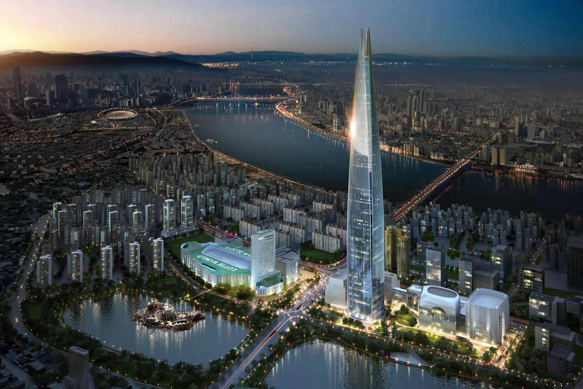 Lotte World Tower, Seoul, site of the VWC Exhibition Race. © Korean Cultural Hub